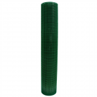 Plasa gard ornamental fir zincat plastifiat Voliplast verde 1 2 mm 0 5