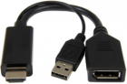 Adaptor Gembird 1x HDMI Male 1x DisplayPort Female 1x USB Male