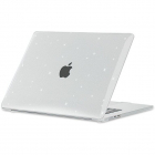 Smartshell compatibila cu MacBook Air 15 inch 2023 Glitter Clear