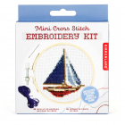 Mini kit goblen Mini Cross Stitch Embroidery Kit Sailboat