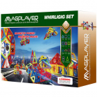 Joc de Constructie Magnetic MagPlayer 112 piese