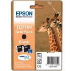 Pachet 2 tonere Epson T0711H DURABrite Ultra Negru