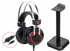 Casti Gaming Redragon Talos cu stand Spectre