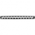 Patch Panel 19 inch 24 porturi Black