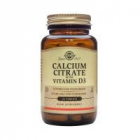 Calcium citrate cu vitamina d3 60tbl SOLGAR