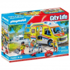 Jucarie City Life Ambulance with Light and Sound Construction Toy 7120