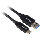 Cablu USB 0 5m Black