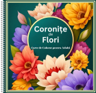 50 Mandale Carte de colorat pentru adulti Coronite de flori