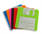 Set 6 suporturi pahar Floppy Disk