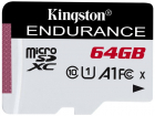 Card memorie Kingston Micro SDXC High Endurance 64GB Clasa 10 UHS I