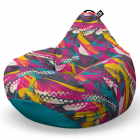 Fotoliu Puf Bean Bag tip Para XL Graffiti Abstract Grunge