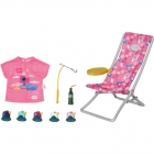 Accesorii Pescuit Papusa BABY Born Weekend Rochie Sezlong Masa Sticla 