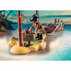Set de Constructie Playmobil Insula cu Comori a Piratilor