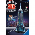 Puzzle Luminos Ravensburger 3D Empire State Building 216 Piese