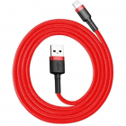 Cablu de date Cafule USB Lightning 2m Rosu