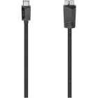 Cablu de Date USB C Plug MicroUSB Negru