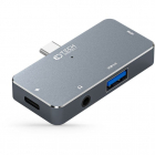 Cablu de date V6 USB C 1x USB 3 0 1x USB C 100W 1x HDMI 4K 30Hz 1x Jac