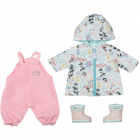 Set Ploaie Papusa Baby Annabell 43cm Accesorii Papusa Salopeta Pelerin