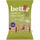 Crackers cu Quinoa Rosii si Busuioc fara Gluten Ecologici Bio 100g