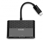 SSK Conectare la USB C redare 1x USB C 1x USB 3 0 si 1x VGA rezolutie 