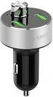Incarcator auto Orico UBT 2U 2x USB Bluetooth microSD slot 15 5W Silve