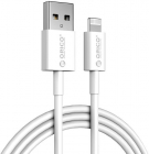 Cablu de date adaptor Orico AL01 10 USB Male la Lightning Male 1 m Whi