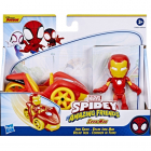 Set Hasbro Vehicul si Figurina Iron Man Spidey Prietenii Extraordinari