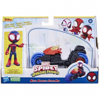 Set Hasbro Motocicleta si Figurina Miles Morales Spider Man Spidey Pri