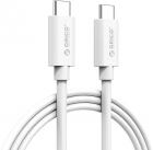 Cablu de date adaptor Orico CTC100 10 USB C la USB C 1 m White amperaj