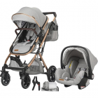 Carucior Ultracompact Coccolle 3in1 Ravello Moonlit Grey