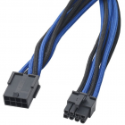 Cablu de legatura PCIe 8 pin 0 45m Blue Black
