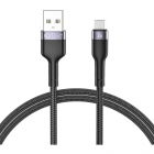 Cablu de date UltraBoost USB Micro USB 2 4A 1m Negru
