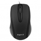 Mouse MS753 cu fir USB 1000 DPI 3 Butoane Negru