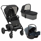 Carucior pentru copii Joie multifunctional 3 in 1 Chrome Shale i Snug 