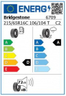 Anvelopa iarna Bridgestone LM18215 65R16C 106 104T