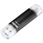 Memorie USB Laeta Twin 64GB USB 3 0 Black