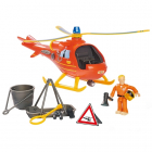 Elicopter Simba cu Lumini si Sunete Fireman Sam Wallaby cu Figurina To