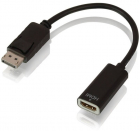 Adaptor LINDY 1x DisplayPort 1 2 Male 1x HDMI 1 4 Female negru