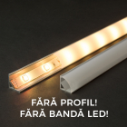Ecran opal pt profil aluminiu LED 2000 mm