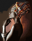 Set pictura pe numere Afro