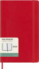 Agenda 2024 12 Month Weekly Large Soft Cover Scarlet Red