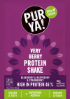 Pulbere bio pentru shake proteic cu fructe rosii 46 proteina 30g Pur Y