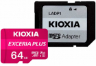 Card memorie KIOXIA Micro SDXC Exceria Plus 64GB UHS I U3 Clasa 10 Ada