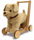Jucarie Ride on toy caine pufos Golden Labrador pentru copii Little Bi