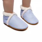 Pantofiori bleu imblaniti pentru fetite Lulu