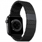 Accesoriu smartwatch Carbon Fiber compatibila cu Apple Watch 4 5 6 7 8