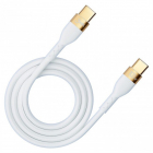 Cablu Date Incarcare Hyper Silicone USB C USB C 2m 100W Alb