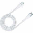 Cablu Date Incarcare USB C USB C 1 0m 60W 3A Alb