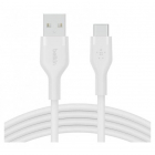 Cablu Date Incarcare BoostCharge USB A USB C 3 0m Alb