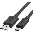 Cablu Date Incarcare USB A 2 0 USB C 2m Negru